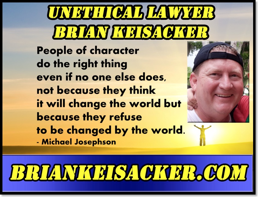 BRIAN KEWISACKER NO CHARACTER